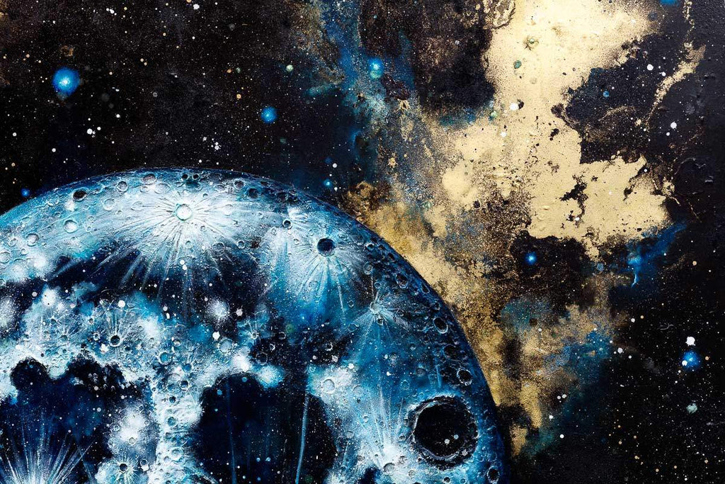 Shoot For The Moon - Original by artist Becky Smith - Wyecliffe Galleries