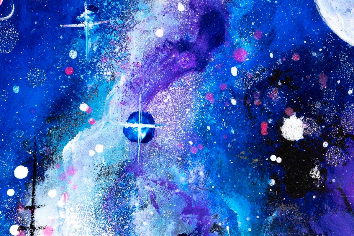 Solar Love - Original - SOLD by artist Becky Smith - Wyecliffe Galleries