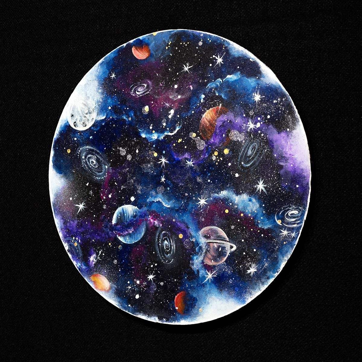 Space Bound - Original - SOLD by artist Becky Smith - Wyecliffe Galleries