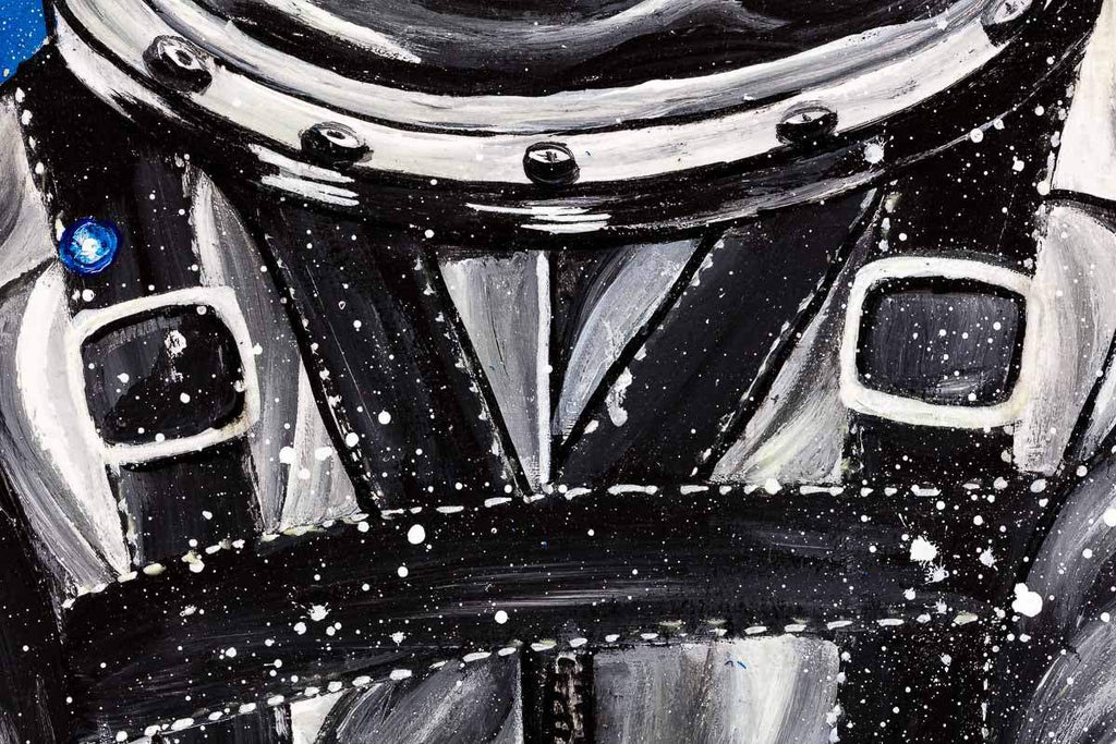 Space Pilot - Original - SOLD by artist Becky Smith - Wyecliffe Galleries