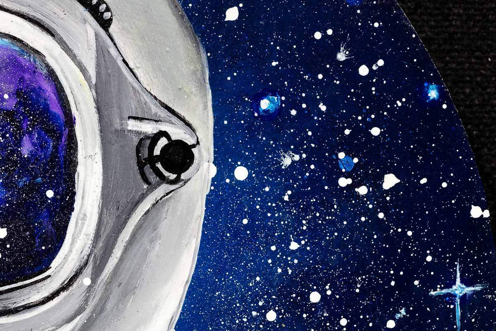 Space Pilot - Original - SOLD by artist Becky Smith - Wyecliffe Galleries