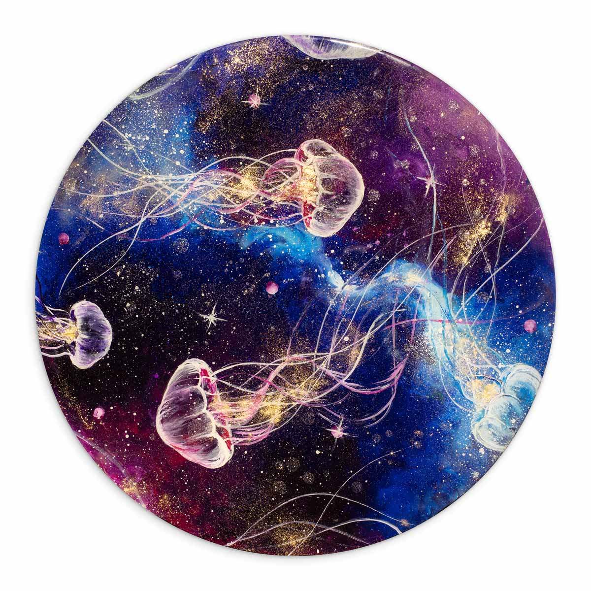 Space Wonder - Original - SOLD by artist Becky Smith - Wyecliffe Galleries