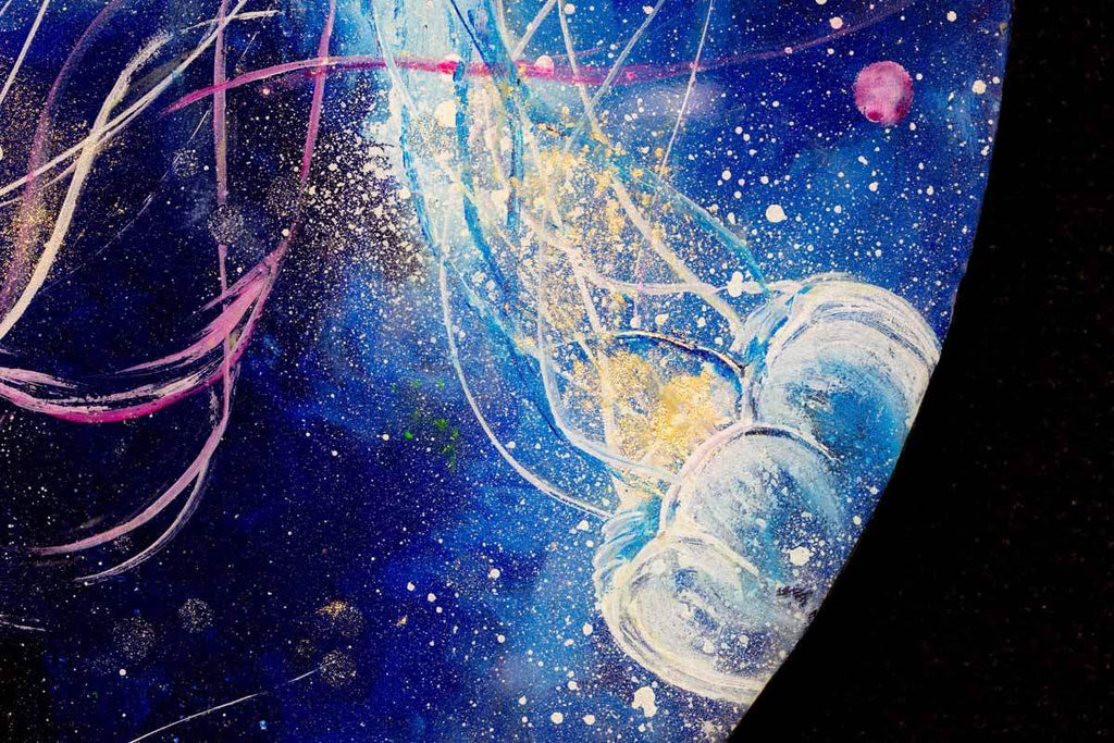 Space Wonder - Original - SOLD by artist Becky Smith - Wyecliffe Galleries