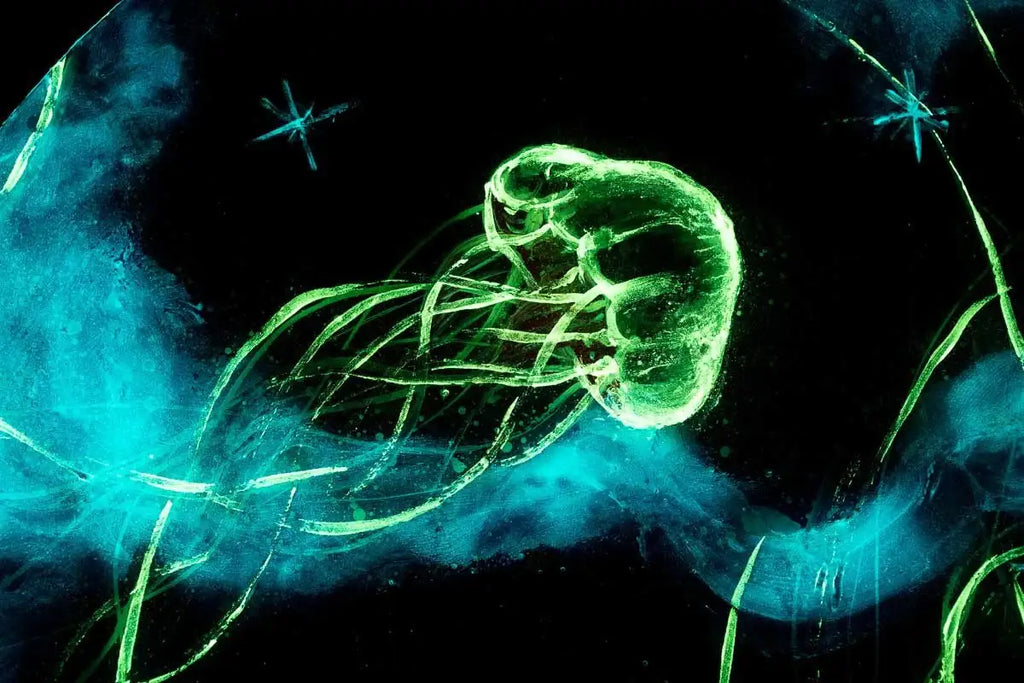 Space Wonder - Original - SOLD by artist Becky Smith - Wyecliffe Galleries