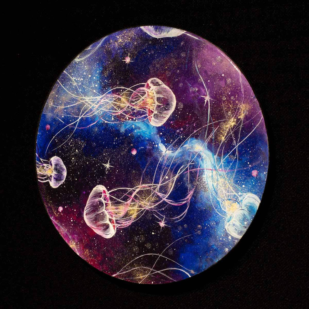 Space Wonder - Original - SOLD by artist Becky Smith - Wyecliffe Galleries