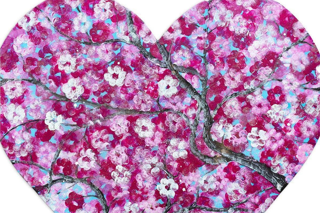 Spring At Heart - Original - SOLD by artist Becky Smith - Wyecliffe Galleries