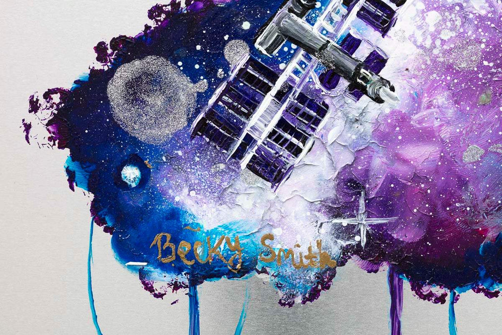 Star-Crossed Lovers - Original - SOLD by artist Becky Smith - Wyecliffe Galleries