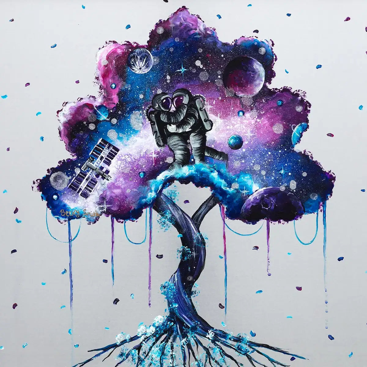 Star-Crossed Lovers - Original - SOLD by artist Becky Smith - Wyecliffe Galleries