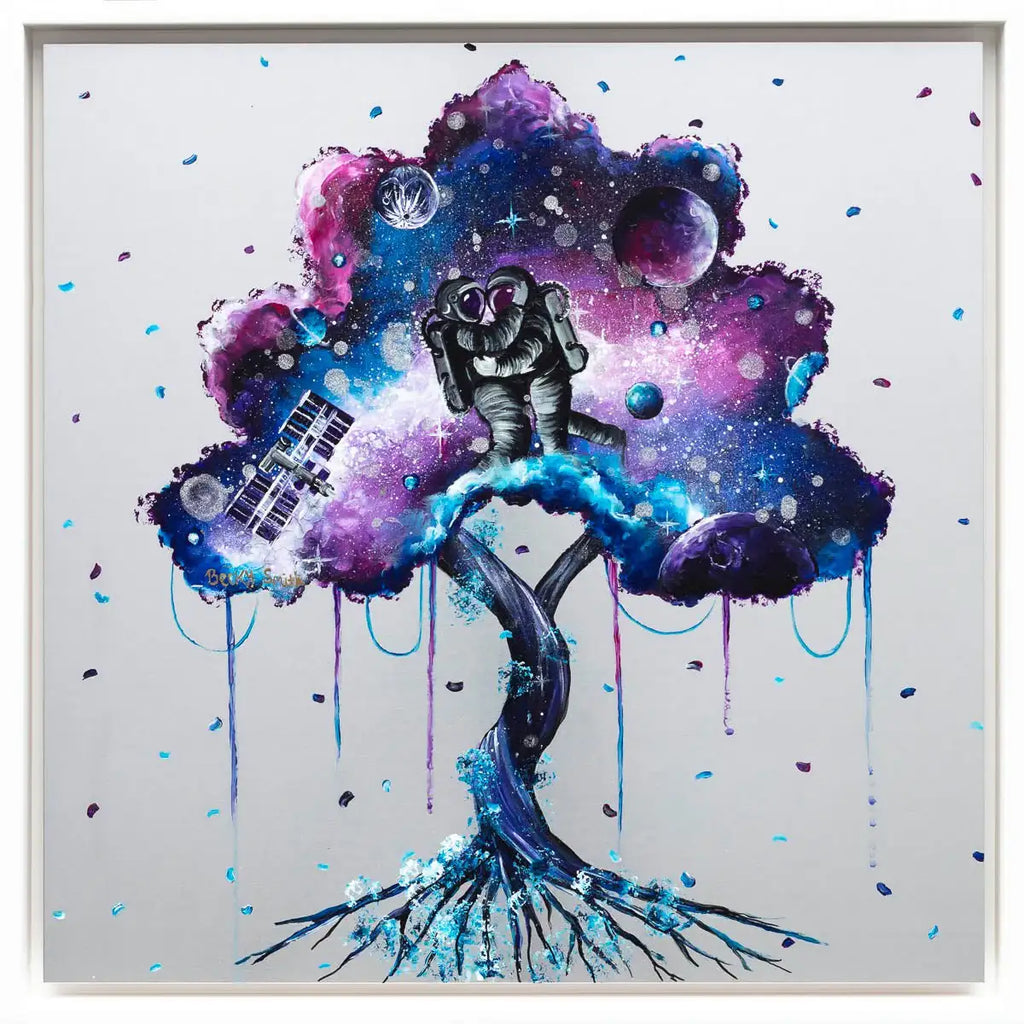 Star-Crossed Lovers - Original - SOLD by artist Becky Smith - Wyecliffe Galleries