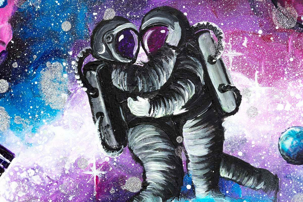 Star-Crossed Lovers - Original - SOLD by artist Becky Smith - Wyecliffe Galleries