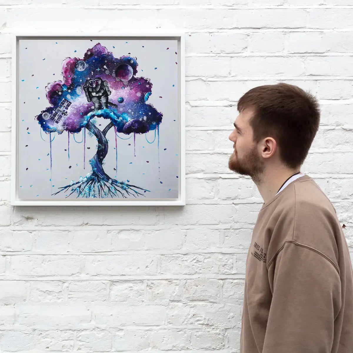 Star-Crossed Lovers - Original - SOLD by artist Becky Smith - Wyecliffe Galleries