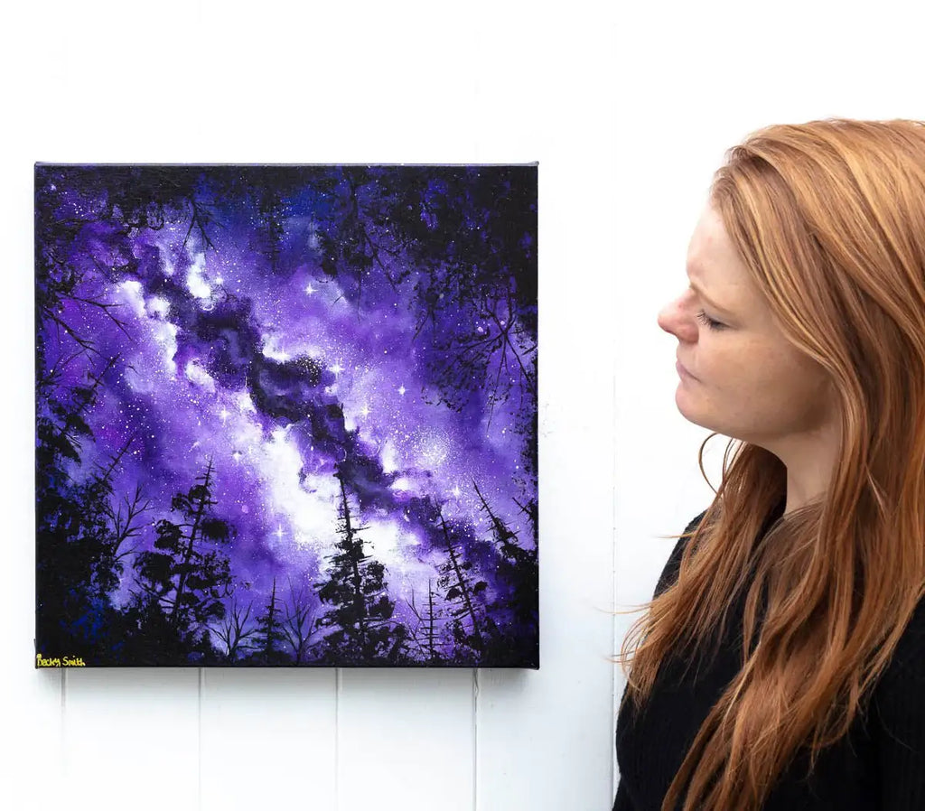 Star-Crossed - Original - SOLD by artist Becky Smith - Wyecliffe Galleries
