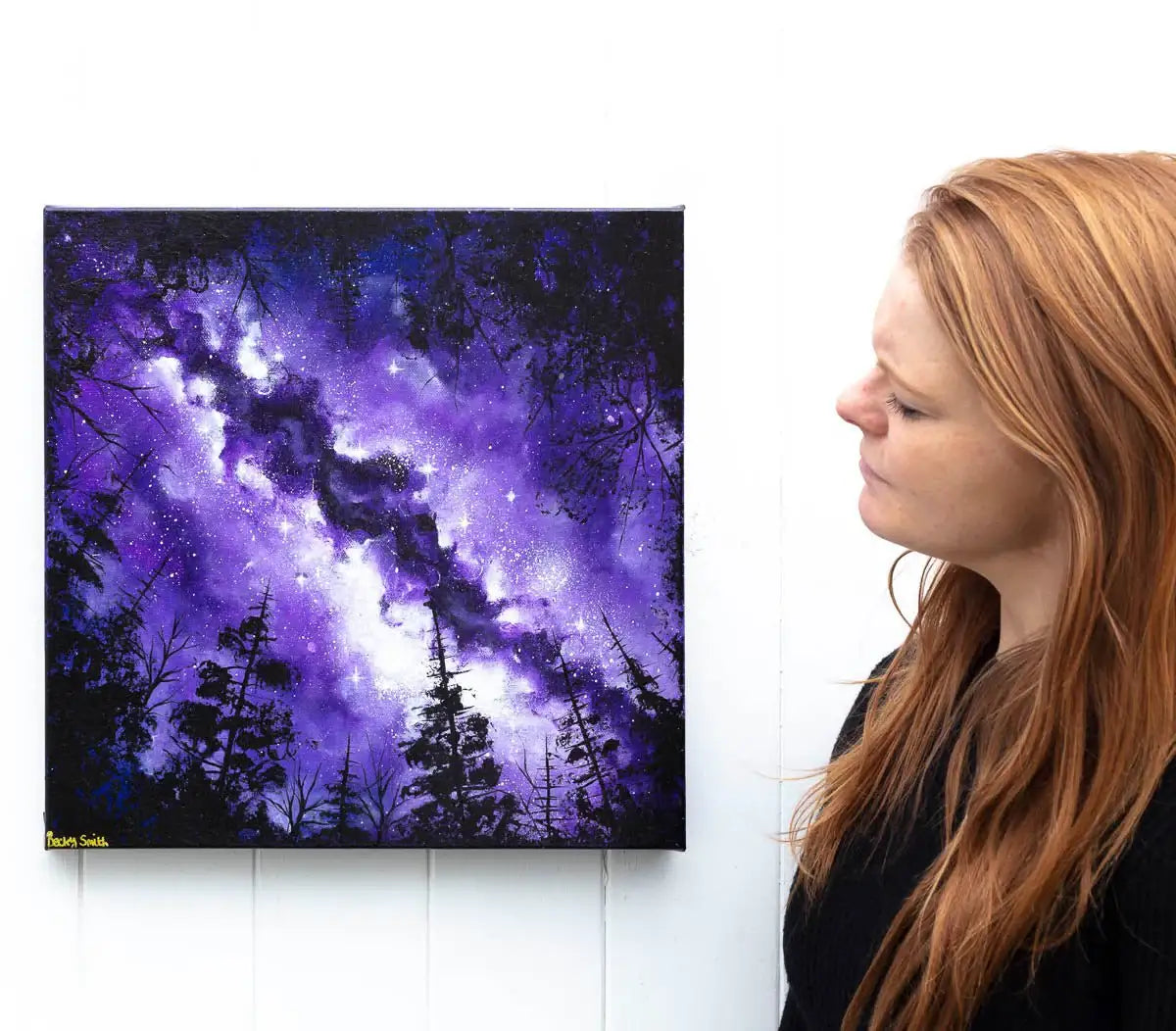 Star-Crossed - Original - SOLD by artist Becky Smith - Wyecliffe Galleries