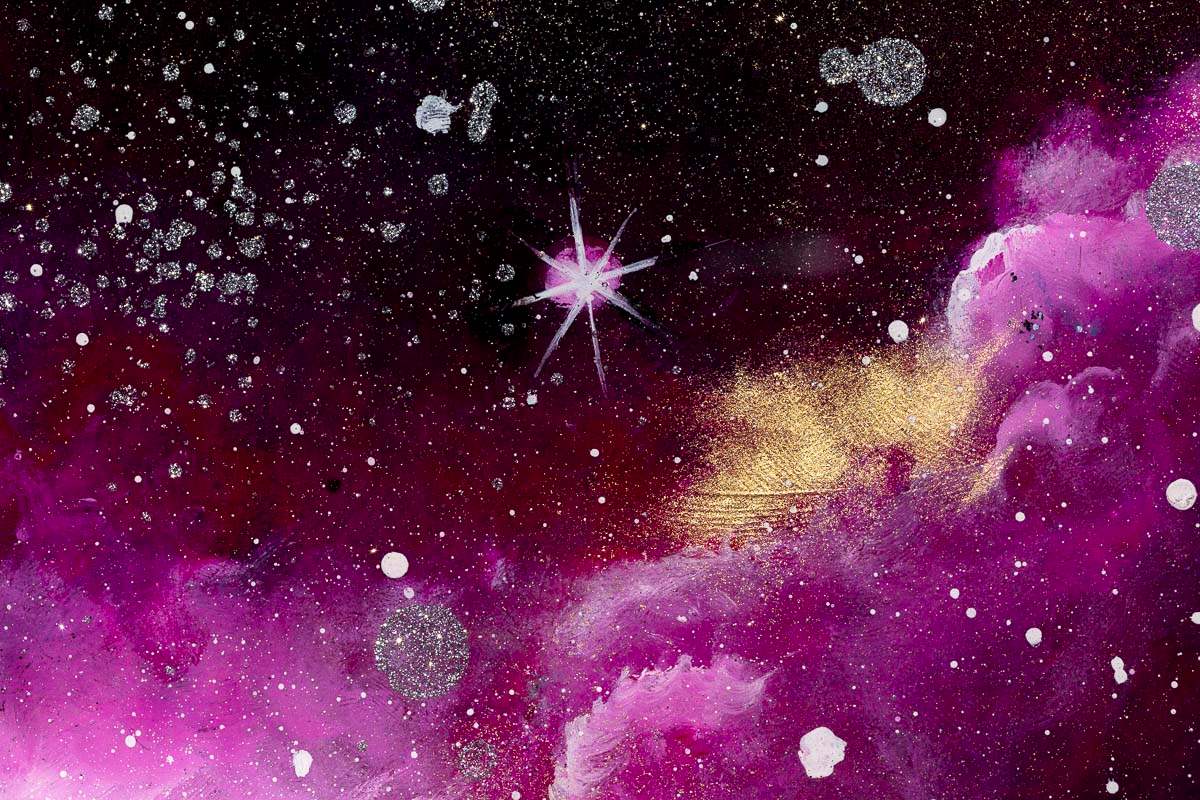 Star Dust - Original - SOLD by artist Becky Smith - Wyecliffe Galleries