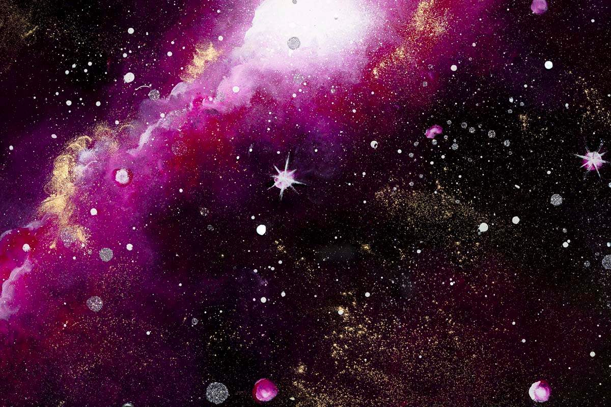 Star Dust - Original - SOLD by artist Becky Smith - Wyecliffe Galleries