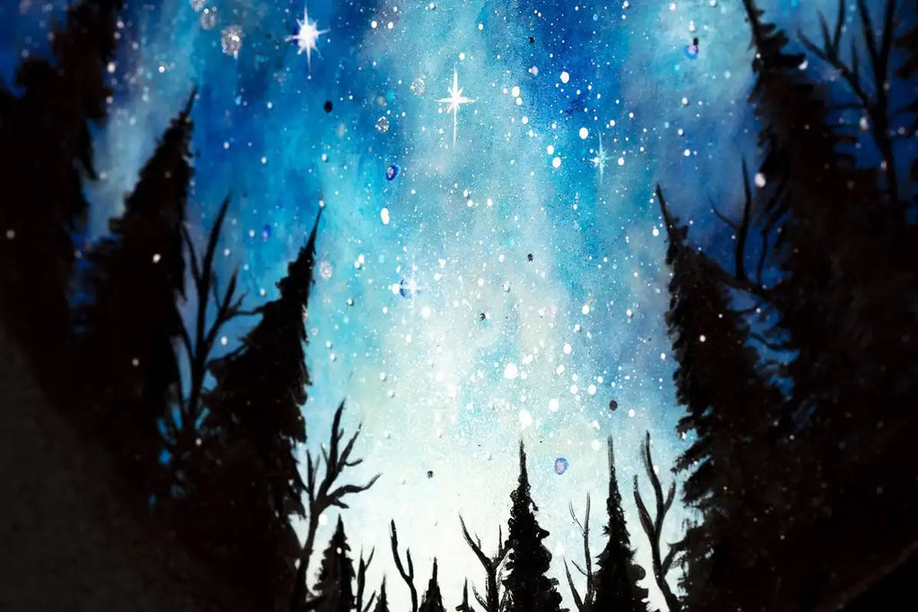 Stargazing - Original - SOLD by artist Becky Smith - Wyecliffe Galleries
