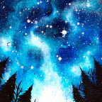 Stargazing - Original - SOLD by artist Becky Smith - Wyecliffe Galleries
