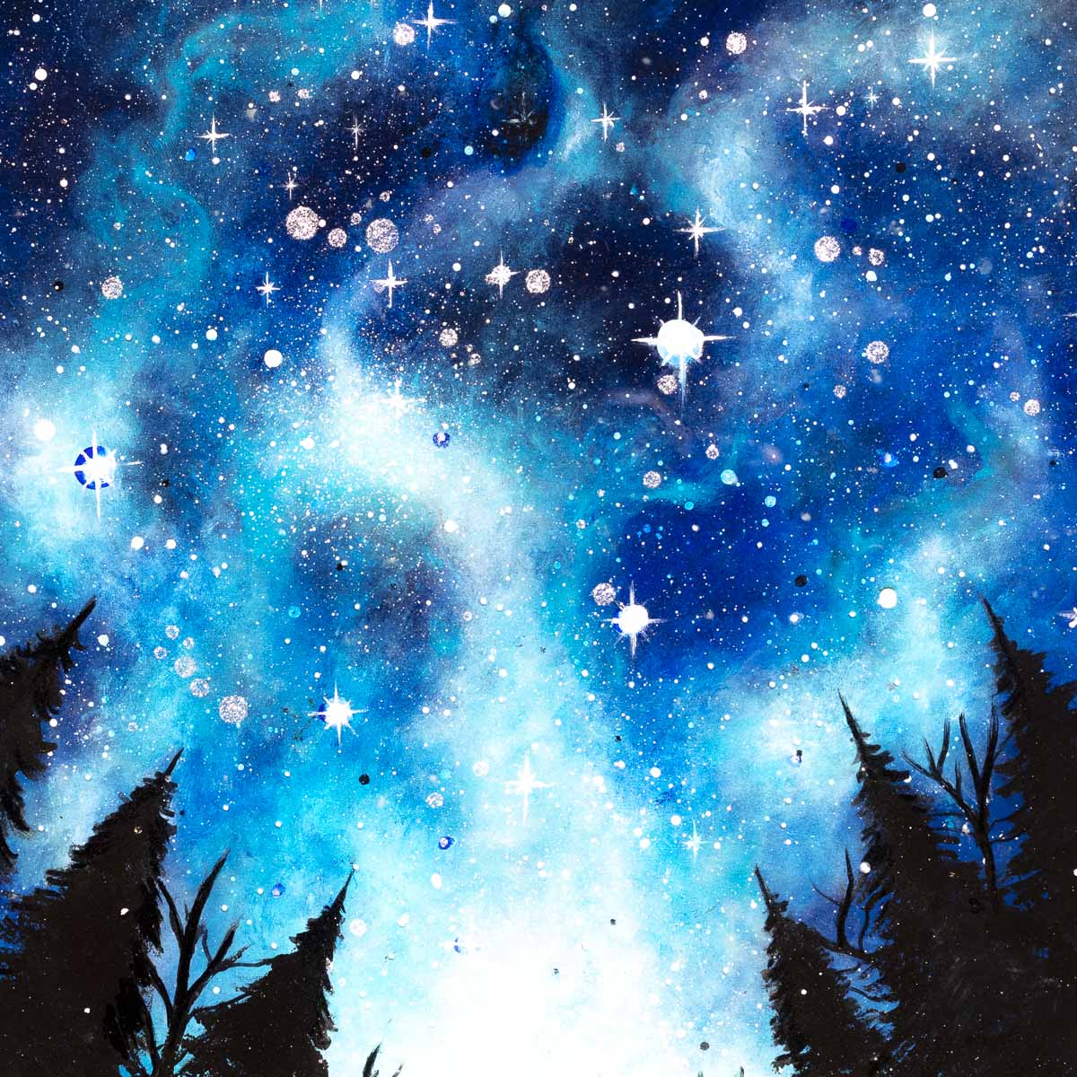 Stargazing - Original - SOLD Becky Smith Loose