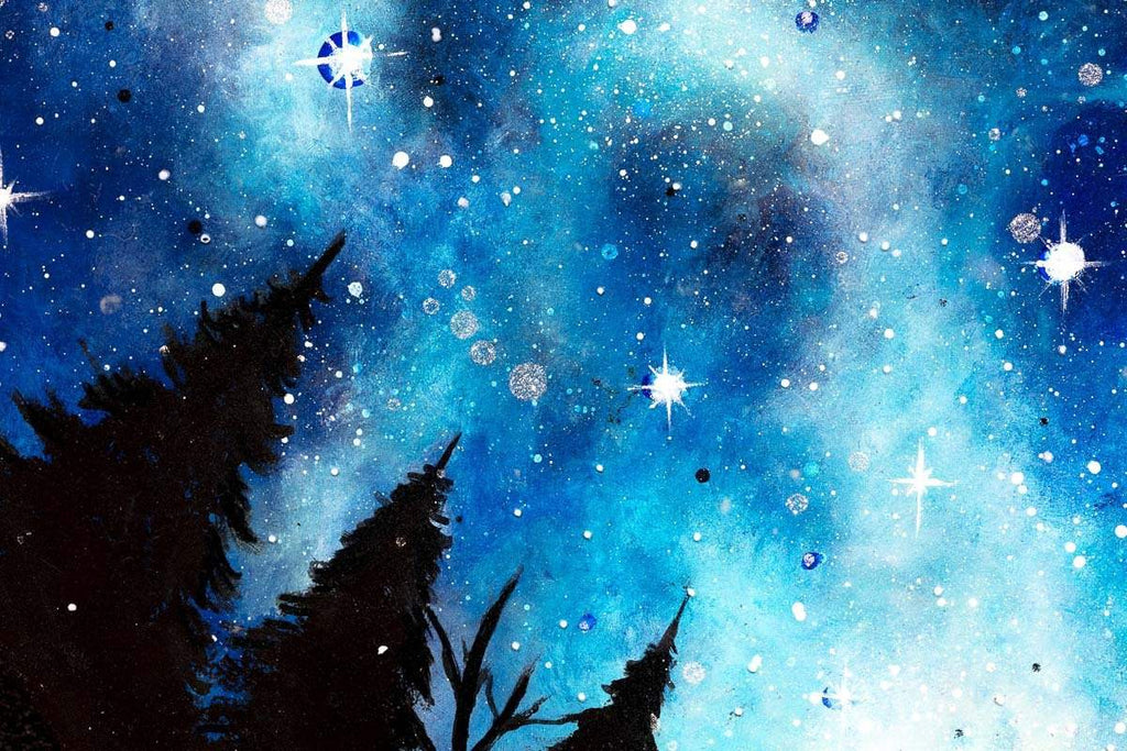 Stargazing - Original - SOLD by artist Becky Smith - Wyecliffe Galleries