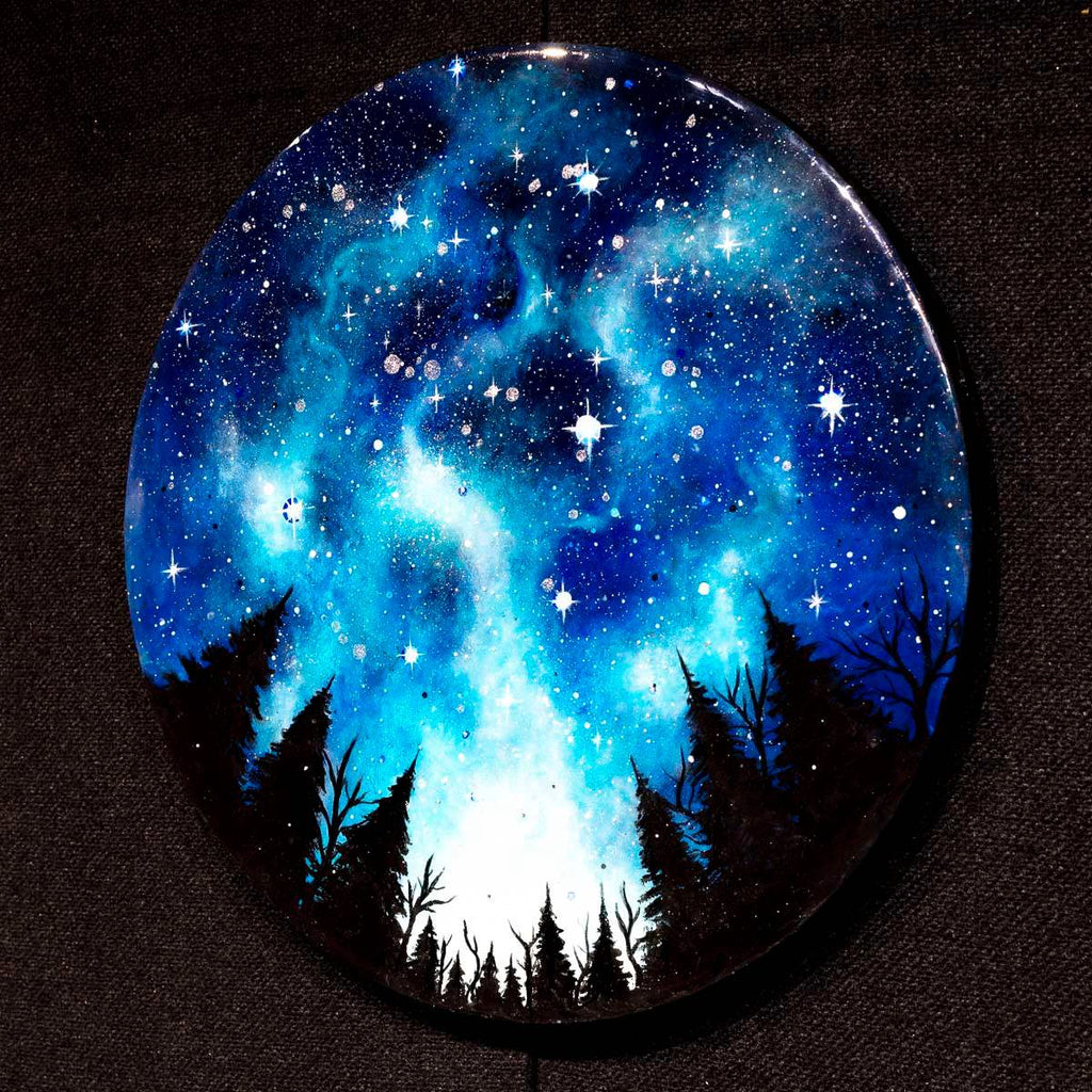 Stargazing - Original - SOLD by artist Becky Smith - Wyecliffe Galleries