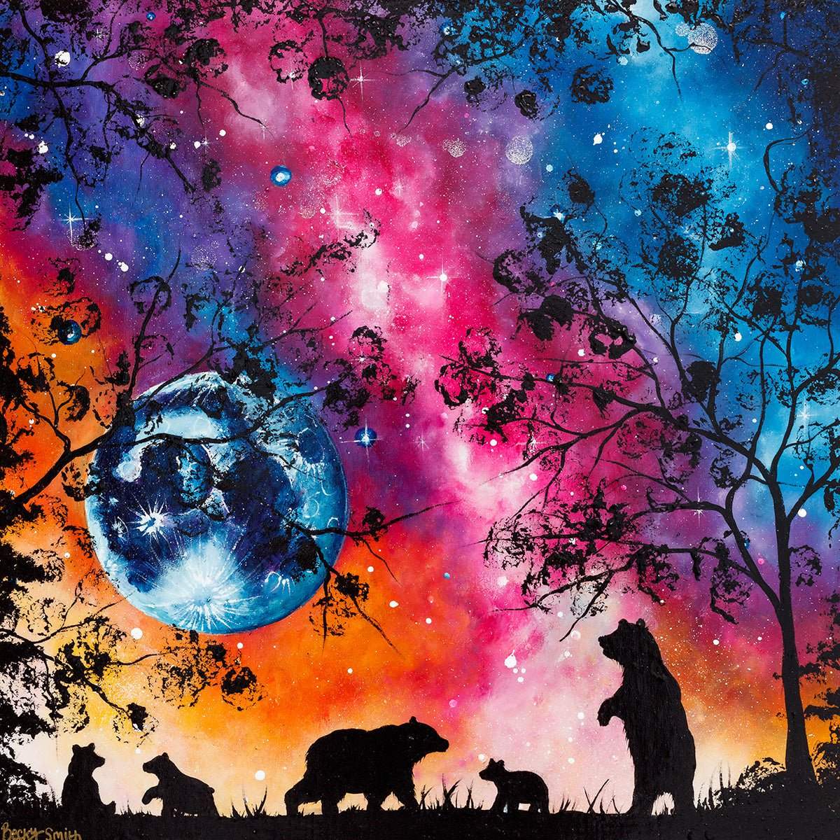 Starlight - Original - SOLD by artist Becky Smith - Wyecliffe Galleries