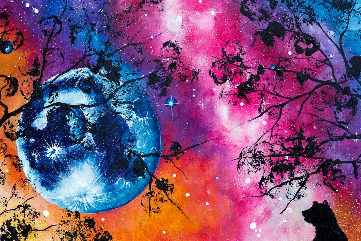 Starlight - Original - SOLD by artist Becky Smith - Wyecliffe Galleries