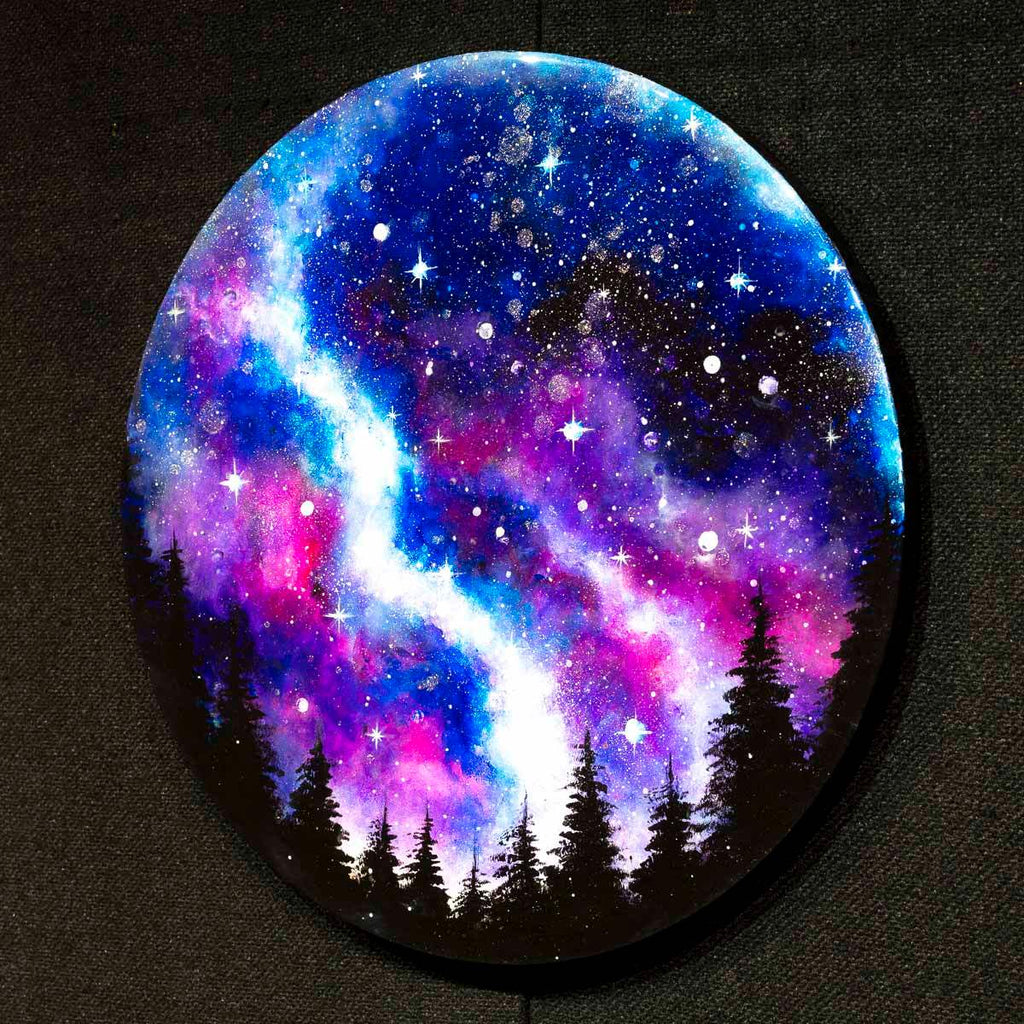 Starry Nights - Original - SOLD by artist Becky Smith - Wyecliffe Galleries