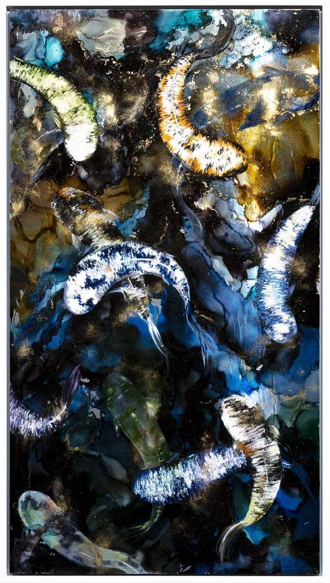 Submerged - Original - SOLD by artist Becky Smith - Wyecliffe Galleries