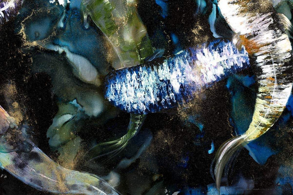 Submerged - Original - SOLD by artist Becky Smith - Wyecliffe Galleries