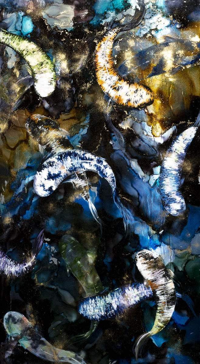 Submerged - Original - SOLD by artist Becky Smith - Wyecliffe Galleries