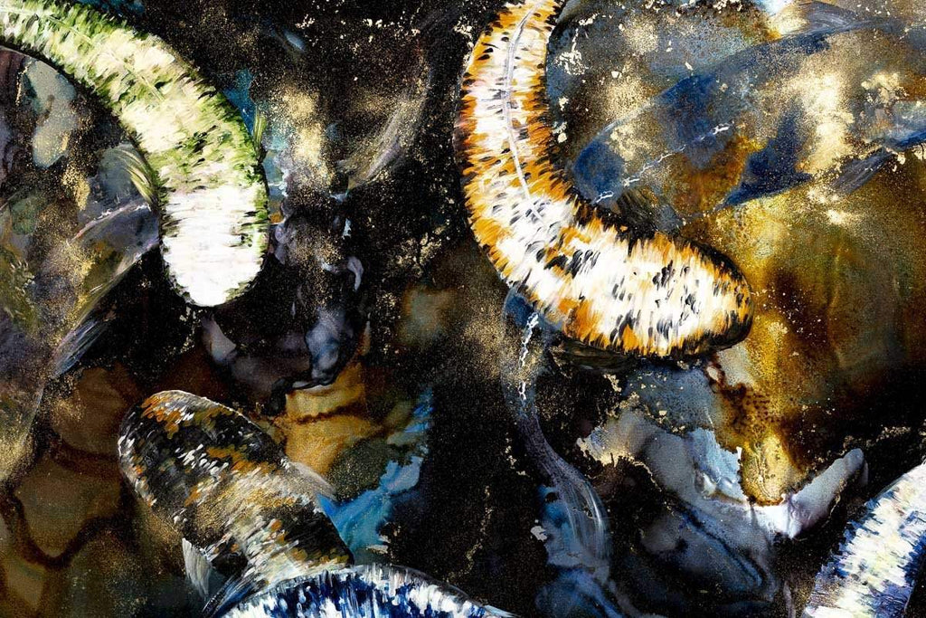 Submerged - Original - SOLD by artist Becky Smith - Wyecliffe Galleries