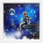 Talking To The Moon - Original - SOLD by artist Becky Smith - Wyecliffe Galleries