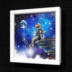 Talking To The Moon - Original - SOLD by artist Becky Smith - Wyecliffe Galleries