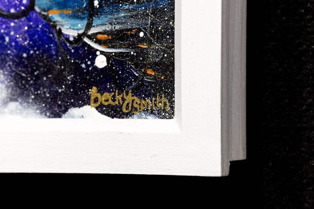 Talking To The Moon - Original - SOLD by artist Becky Smith - Wyecliffe Galleries