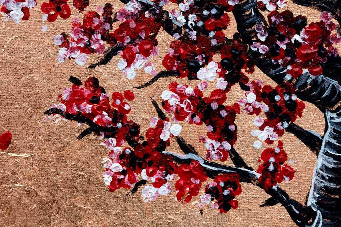 The Cherry Tree - Original - SOLD by artist Becky Smith - Wyecliffe Galleries