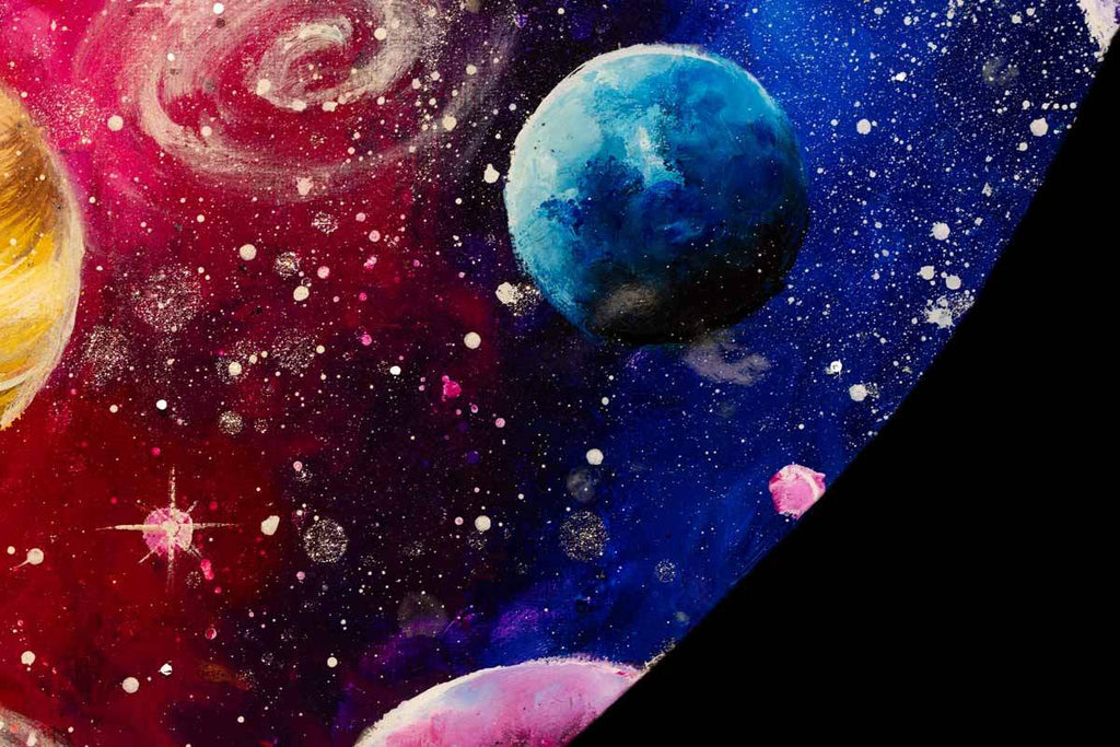 The Colours of Space - Original - SOLD by artist Becky Smith - Wyecliffe Galleries