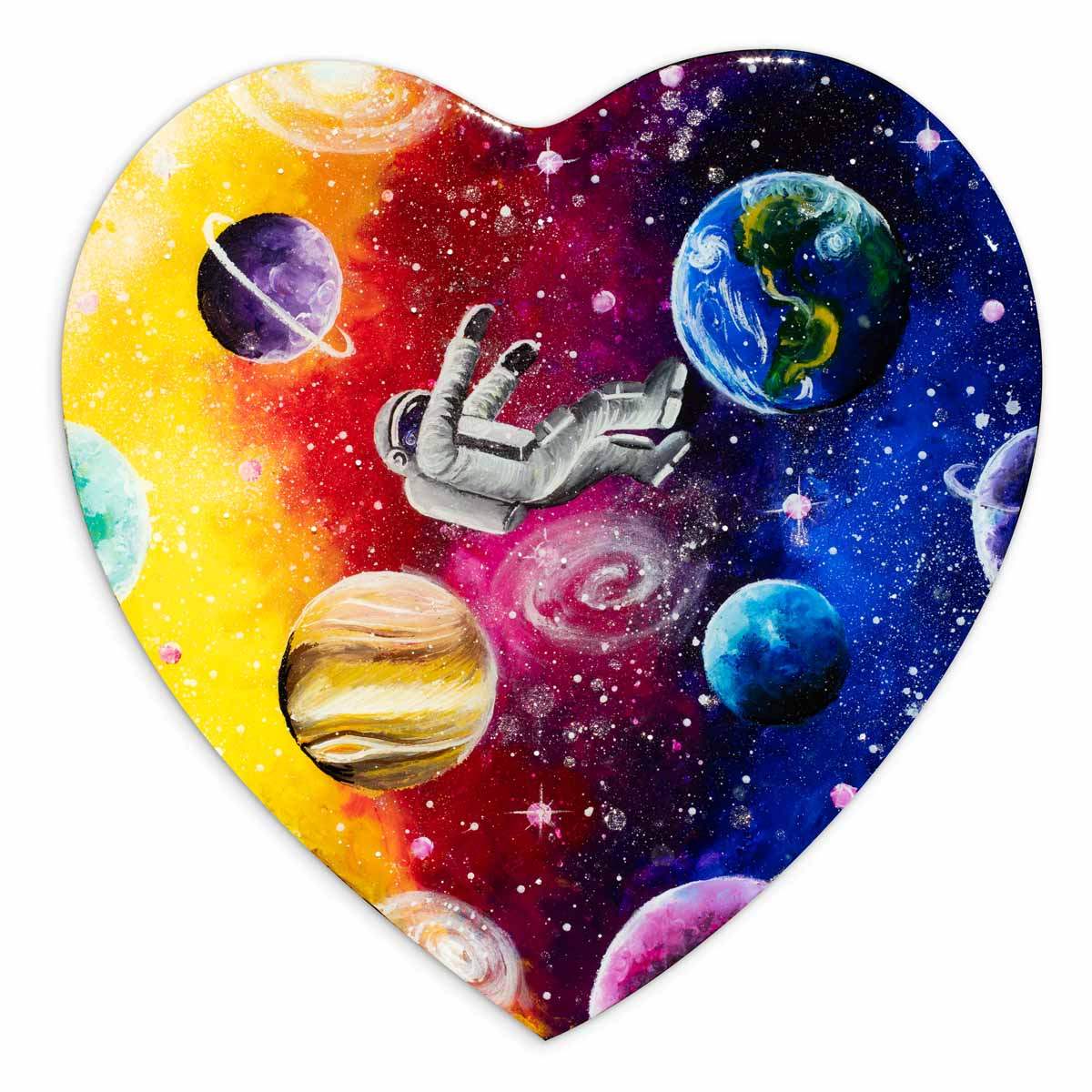 The Colours of Space - Original - SOLD by artist Becky Smith - Wyecliffe Galleries