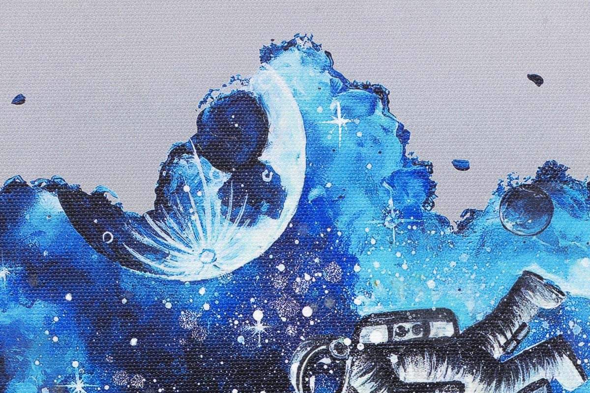 The Depth of Space - Boutique Edition - SOLD by artist Becky Smith - Wyecliffe Galleries