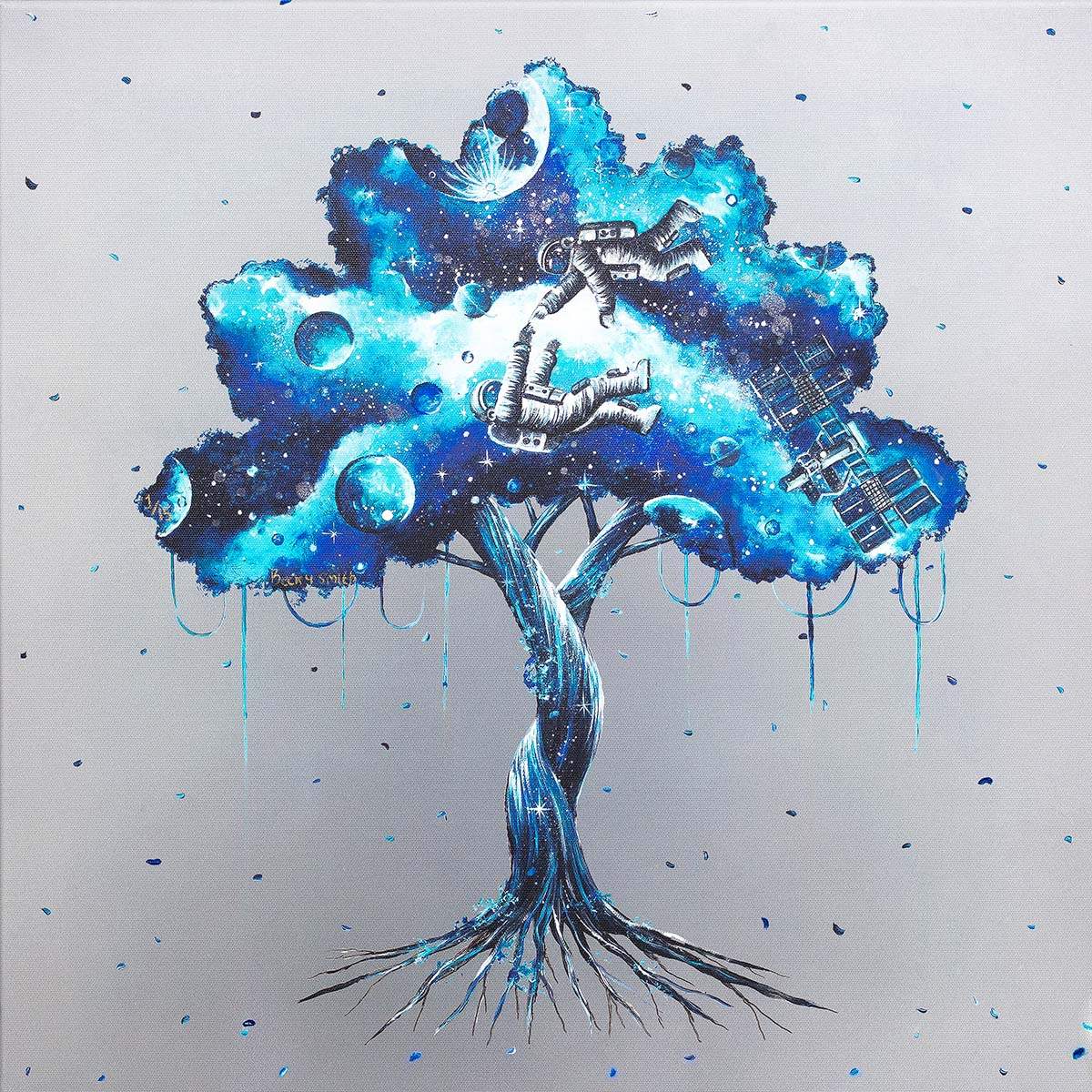 The Depth of Space - Boutique Edition - SOLD by artist Becky Smith - Wyecliffe Galleries