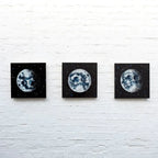 The Glow of the Moon Triptych - Original - SOLD by artist Becky Smith - Wyecliffe Galleries