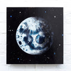 The Glow of the Moon Triptych - Original - SOLD by artist Becky Smith - Wyecliffe Galleries