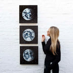 The Glow of the Moon Triptych - Original - SOLD by artist Becky Smith - Wyecliffe Galleries