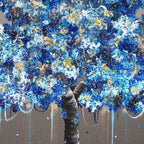 The Light Shimmers Through - Original - SOLD by artist Becky Smith - Wyecliffe Galleries