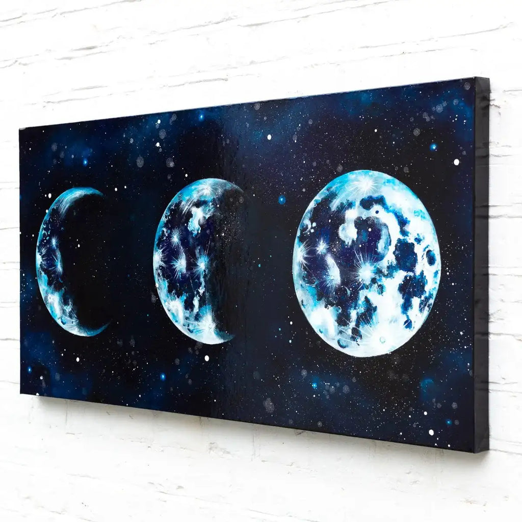 The Lunar Eclipse - Original by artist Becky Smith - Wyecliffe Galleries