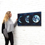 The Lunar Eclipse - Original by artist Becky Smith - Wyecliffe Galleries