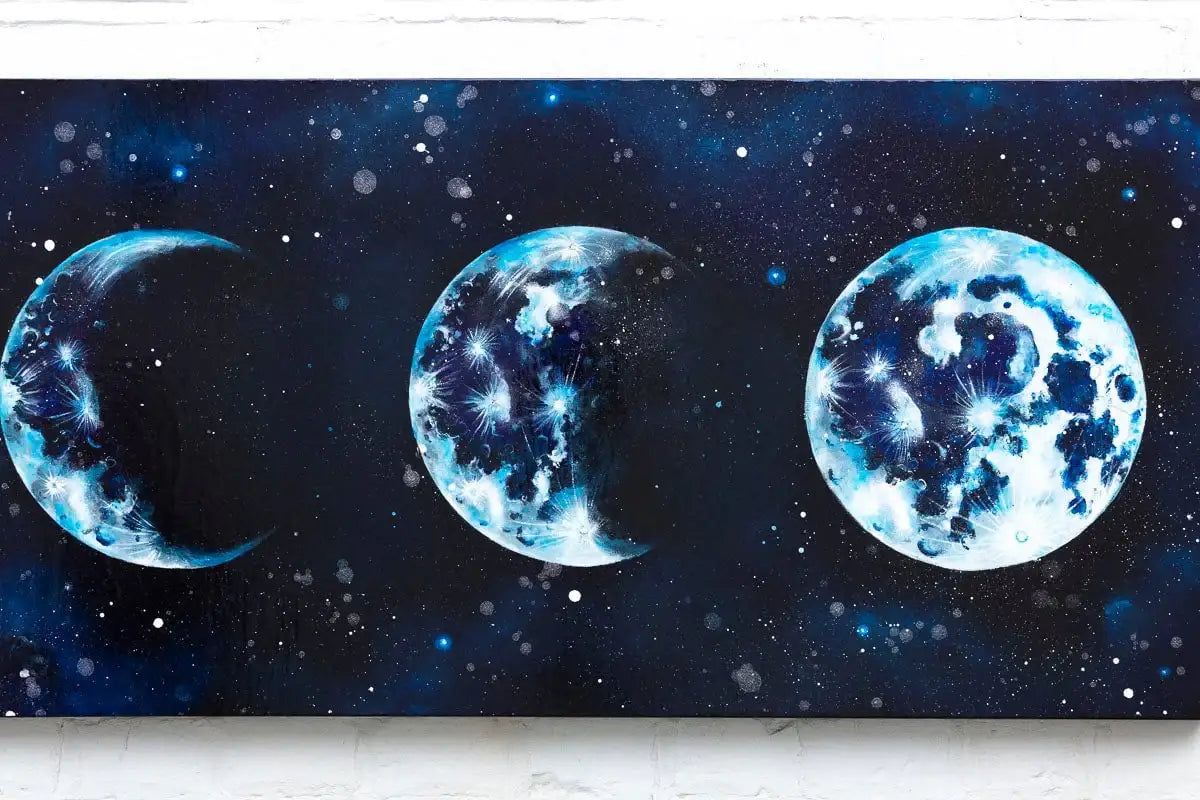 The Lunar Eclipse - Original by artist Becky Smith - Wyecliffe Galleries