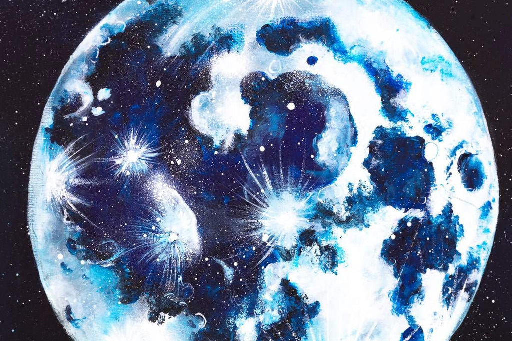 The Lunar Eclipse - Original by artist Becky Smith - Wyecliffe Galleries