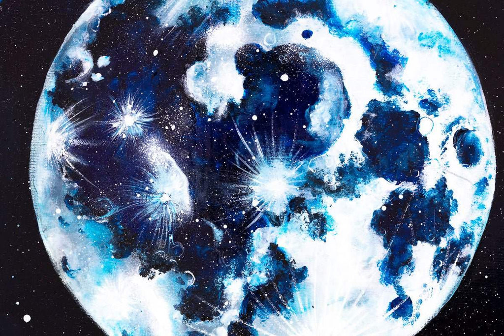 The Lunar Eclipse - Original by artist Becky Smith - Wyecliffe Galleries