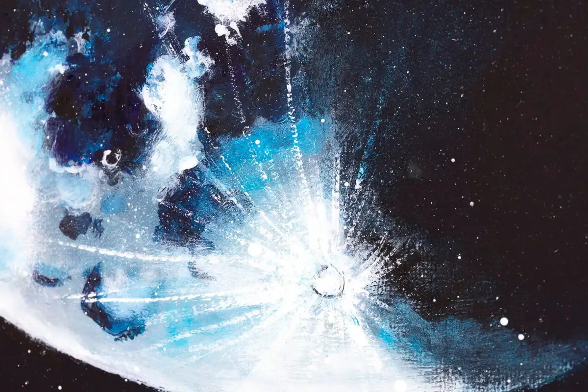 The Lunar Eclipse - Original by artist Becky Smith - Wyecliffe Galleries