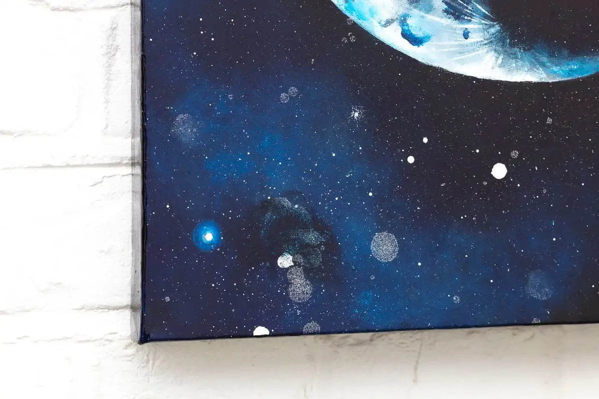 The Lunar Eclipse - Original by artist Becky Smith - Wyecliffe Galleries